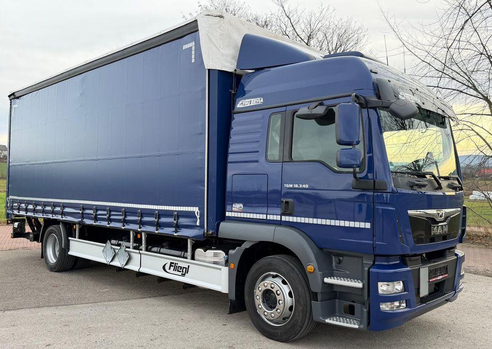 شاحنة ستارة MAN TGM 18.340 / FIRANKA / LIFT / SPROWADZONY / KLIMA POSTOJOWA / 2017 /  9700 ŁADOWNOŚĆ / AUTOMAT / 18 PALET / E6 /  WINDA /: صور 7