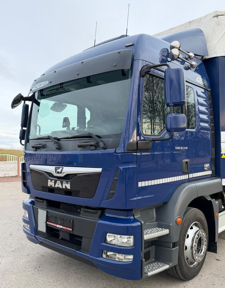 شاحنة ستارة MAN TGM 18.340 / FIRANKA / LIFT / SPROWADZONY / KLIMA POSTOJOWA / 2017 /  9700 ŁADOWNOŚĆ / AUTOMAT / 18 PALET / E6 /  WINDA /: صور 9