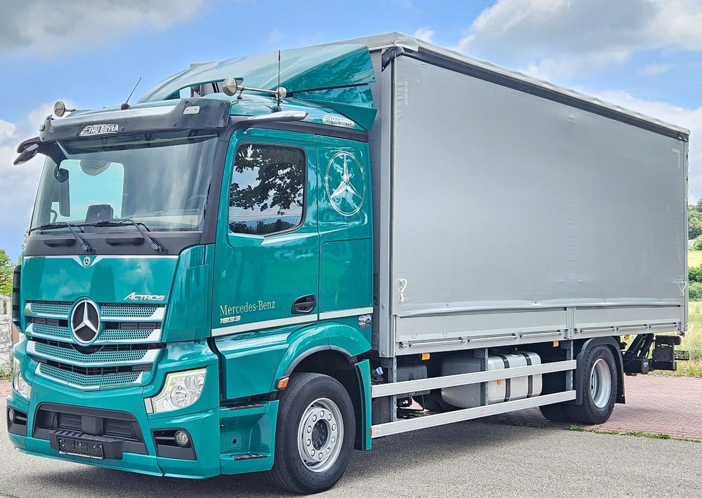 Mercedes-Benz ACTROS 1833 / BURTO-FIRANKA / WINDA / 18 PALET / 8600 ŁADOWNOŚĆ / AUTOMAT / DUŻY SILNIK / 10.2019 ROK / SYPIALKA / LEDY / KAMERY / VIRTUAL COCPIT/ JAK NOWY - شاحنة ستارة: صور 1 Mercedes-Benz ACTROS 1833 / BURTO-FIRANKA / WINDA / 18 PALET / 8600 ŁADOWNOŚĆ / AUTOMAT / DUŻY SILNIK / 10.2019 ROK / SYPIALKA / LEDY / KAMERY / VIRTUAL COCPIT/ JAK NOWY - شاحنة ستارة: صور 1