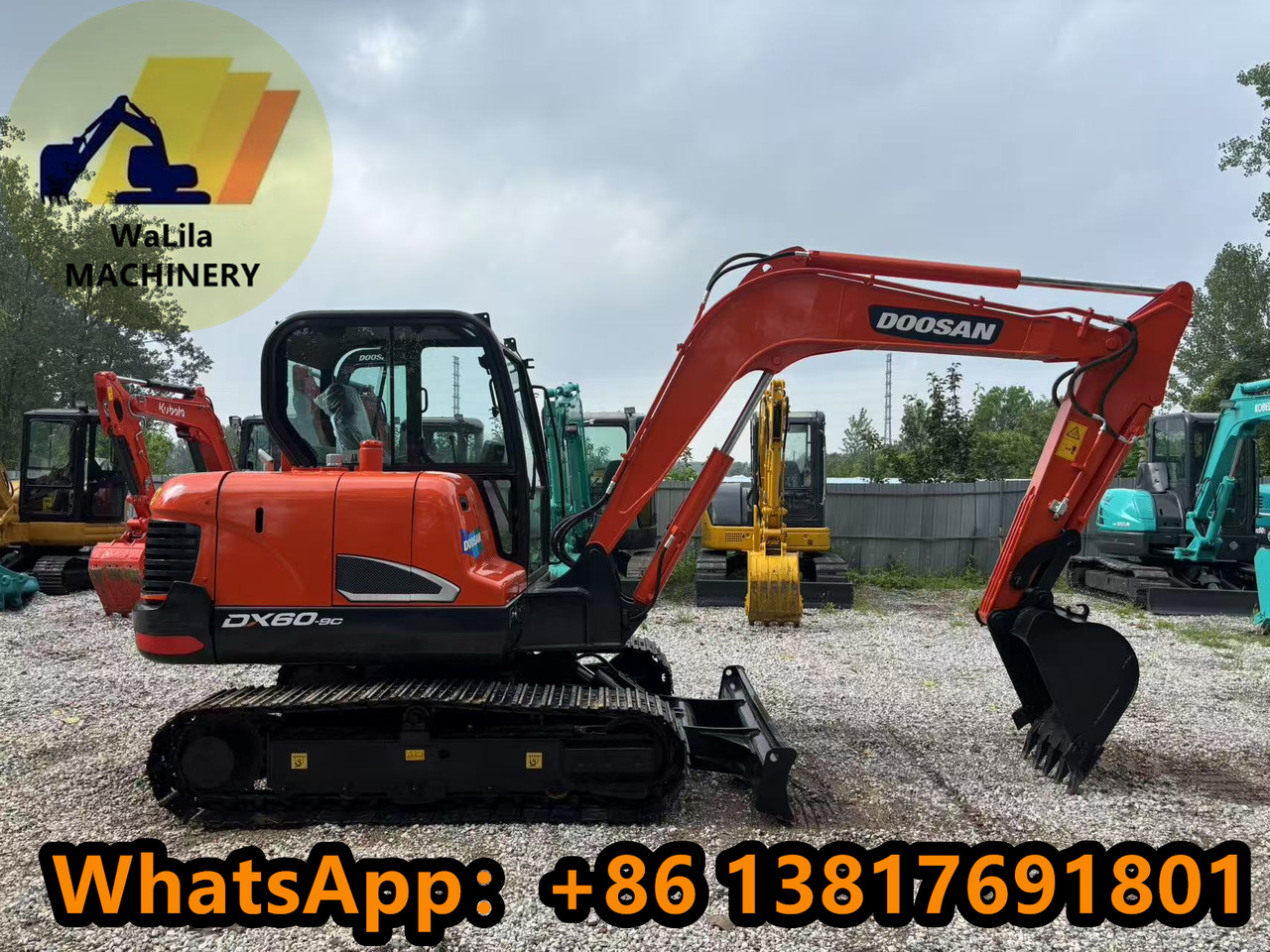 DOOSAN DX60-9 - حفارة مصغرة: صور 1 DOOSAN DX60-9 - حفارة مصغرة: صور 1