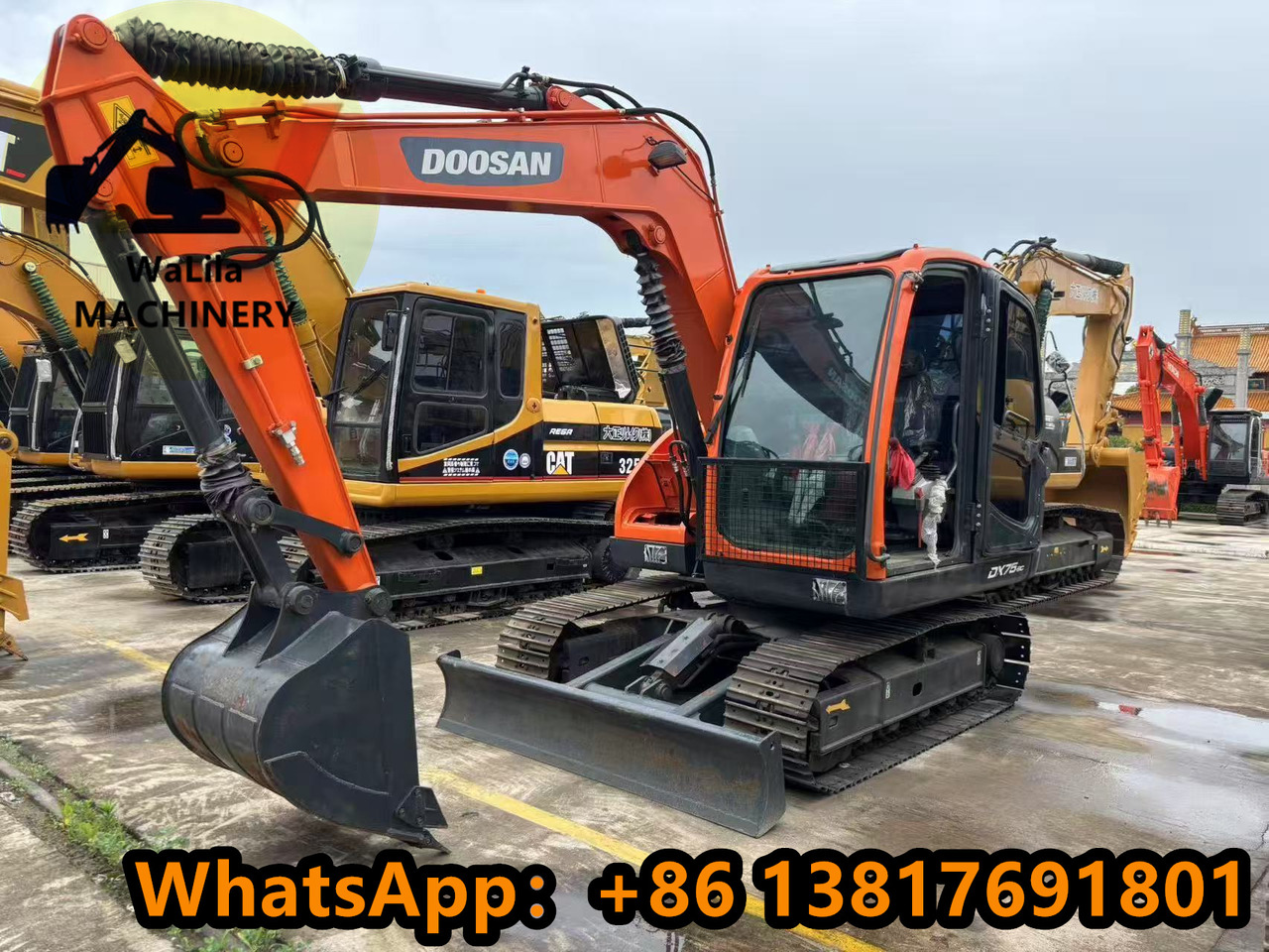 DOOSAN DX75-9 - حفارة مصغرة: صور 1 DOOSAN DX75-9 - حفارة مصغرة: صور 1