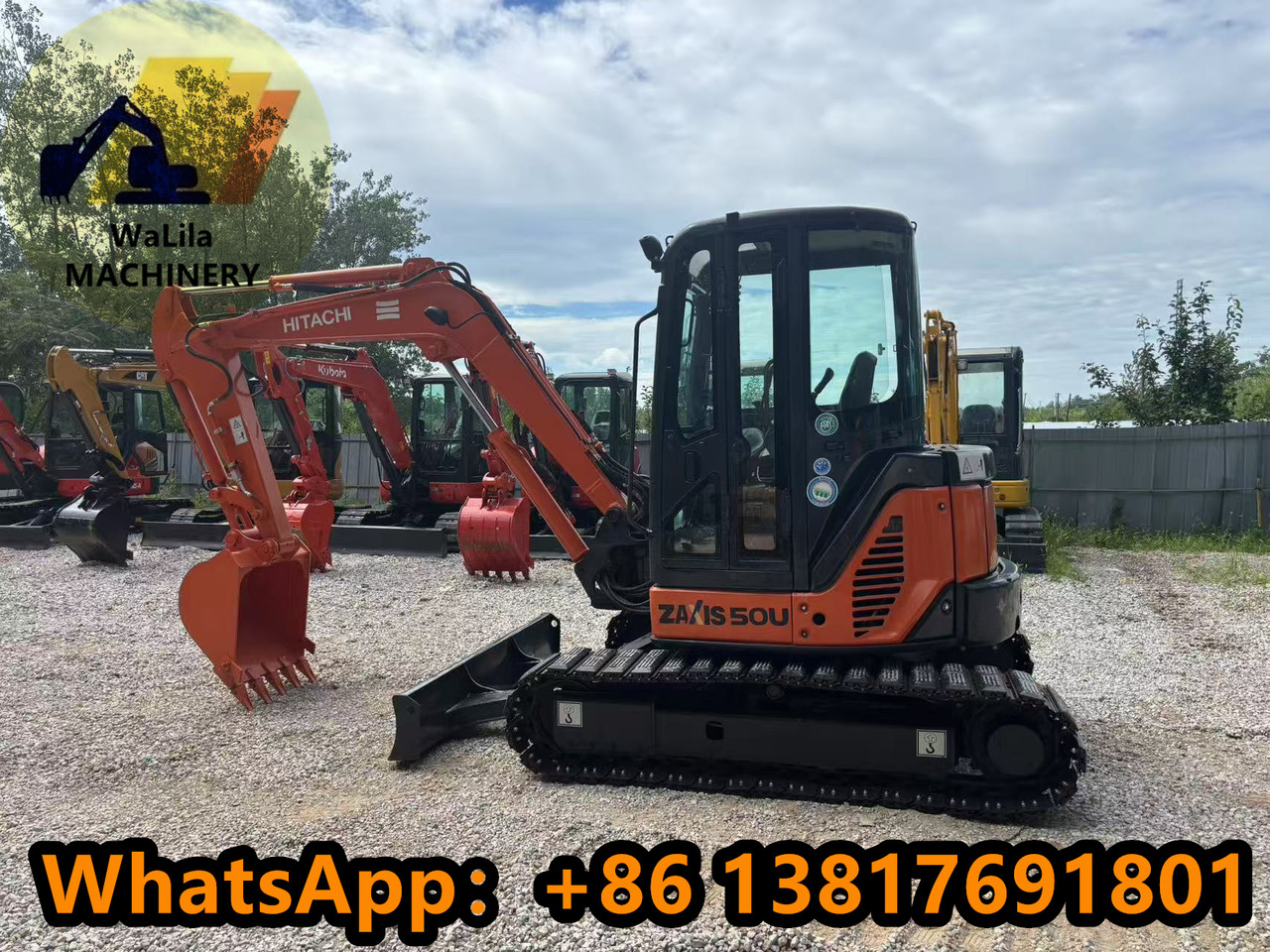 HITACHI ZX50US - حفارة مصغرة: صور 1 HITACHI ZX50US - حفارة مصغرة: صور 1
