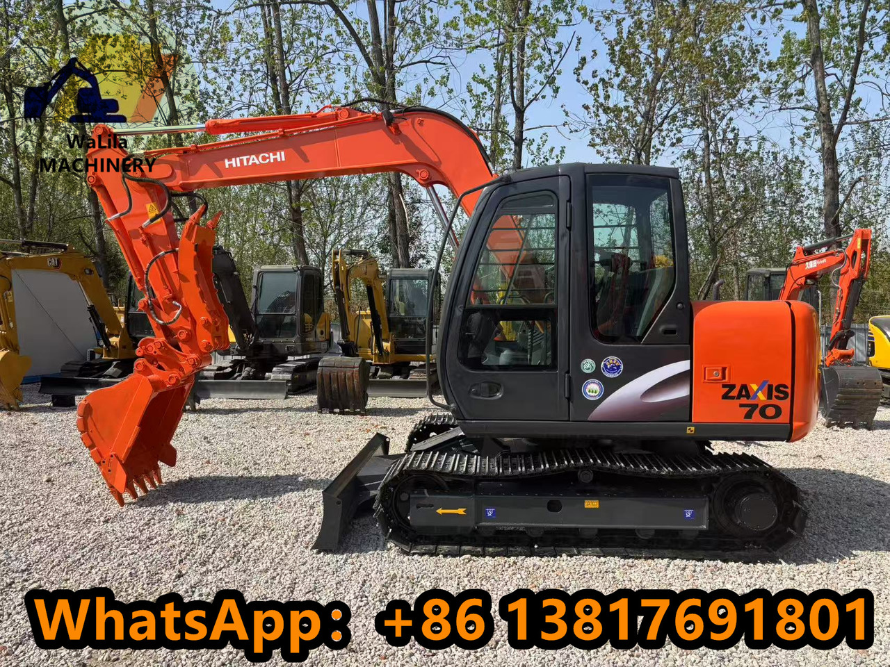 HITACHI ZX70 - حفارة مصغرة: صور 1 HITACHI ZX70 - حفارة مصغرة: صور 1