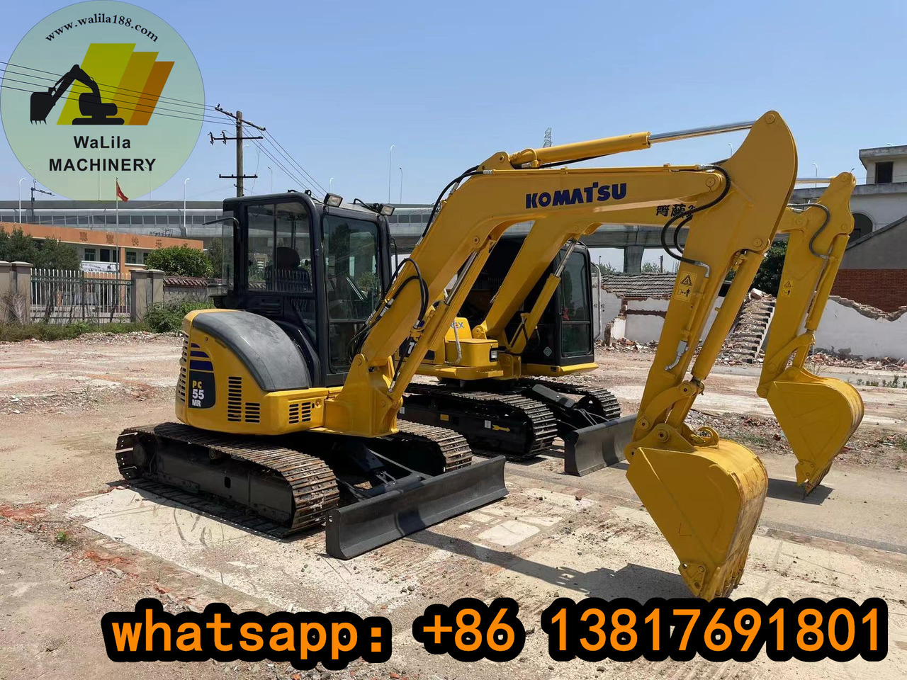 KOMATSU PC 55 MR-3 - حفارة مصغرة: صور 4 KOMATSU PC 55 MR-3 - حفارة مصغرة: صور 4