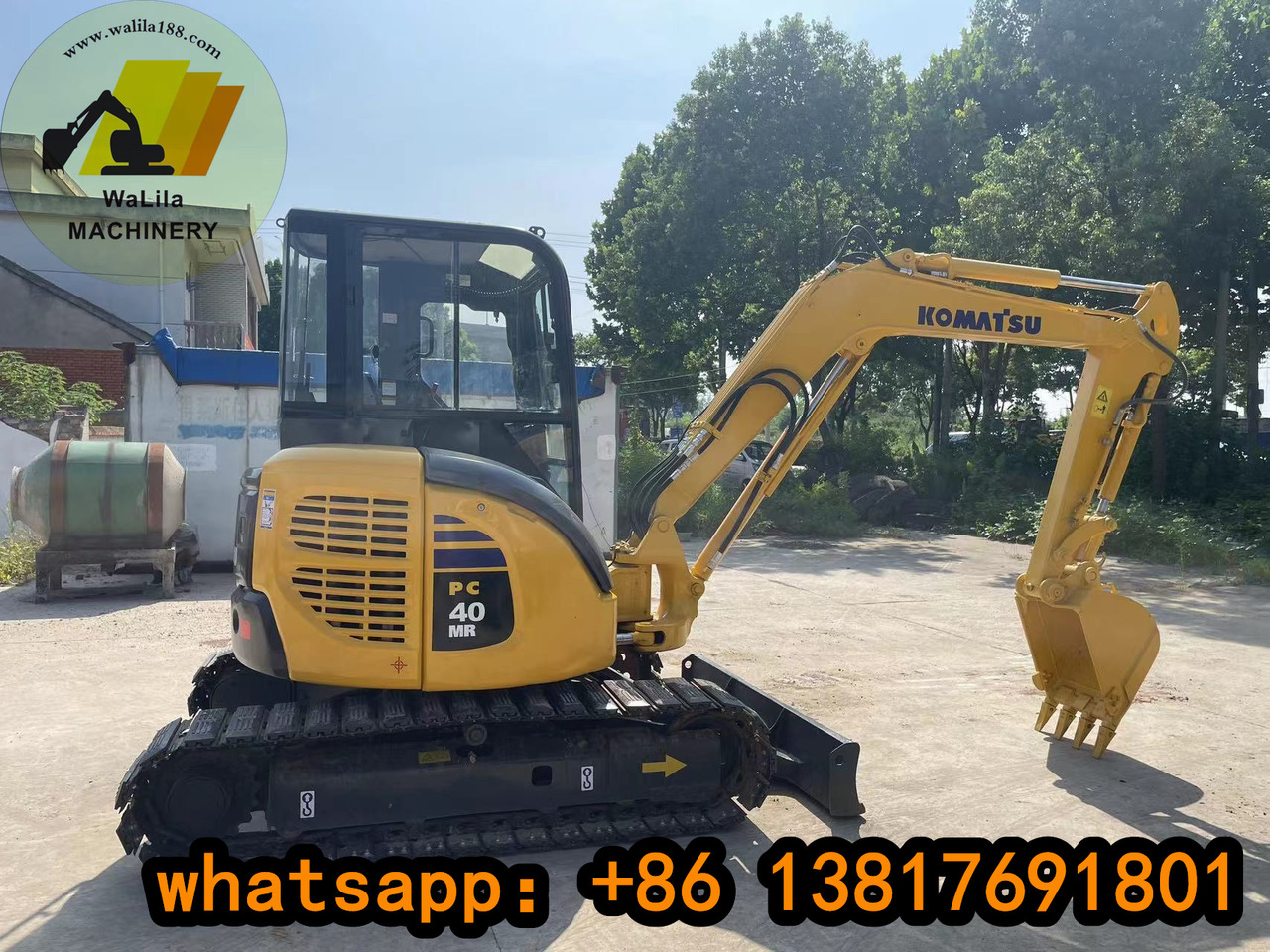KOMATSU PC40MR - حفارة مصغرة: صور 1 KOMATSU PC40MR - حفارة مصغرة: صور 1