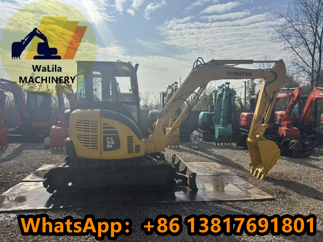 KOMATSU PC55MR-3 - حفارة مصغرة: صور 1 KOMATSU PC55MR-3 - حفارة مصغرة: صور 1
