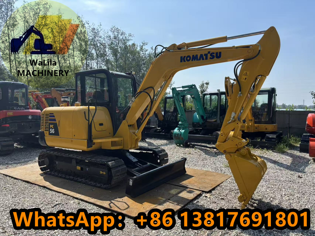 KOMATSU PC56-7 - حفارة مصغرة: صور 1 KOMATSU PC56-7 - حفارة مصغرة: صور 1
