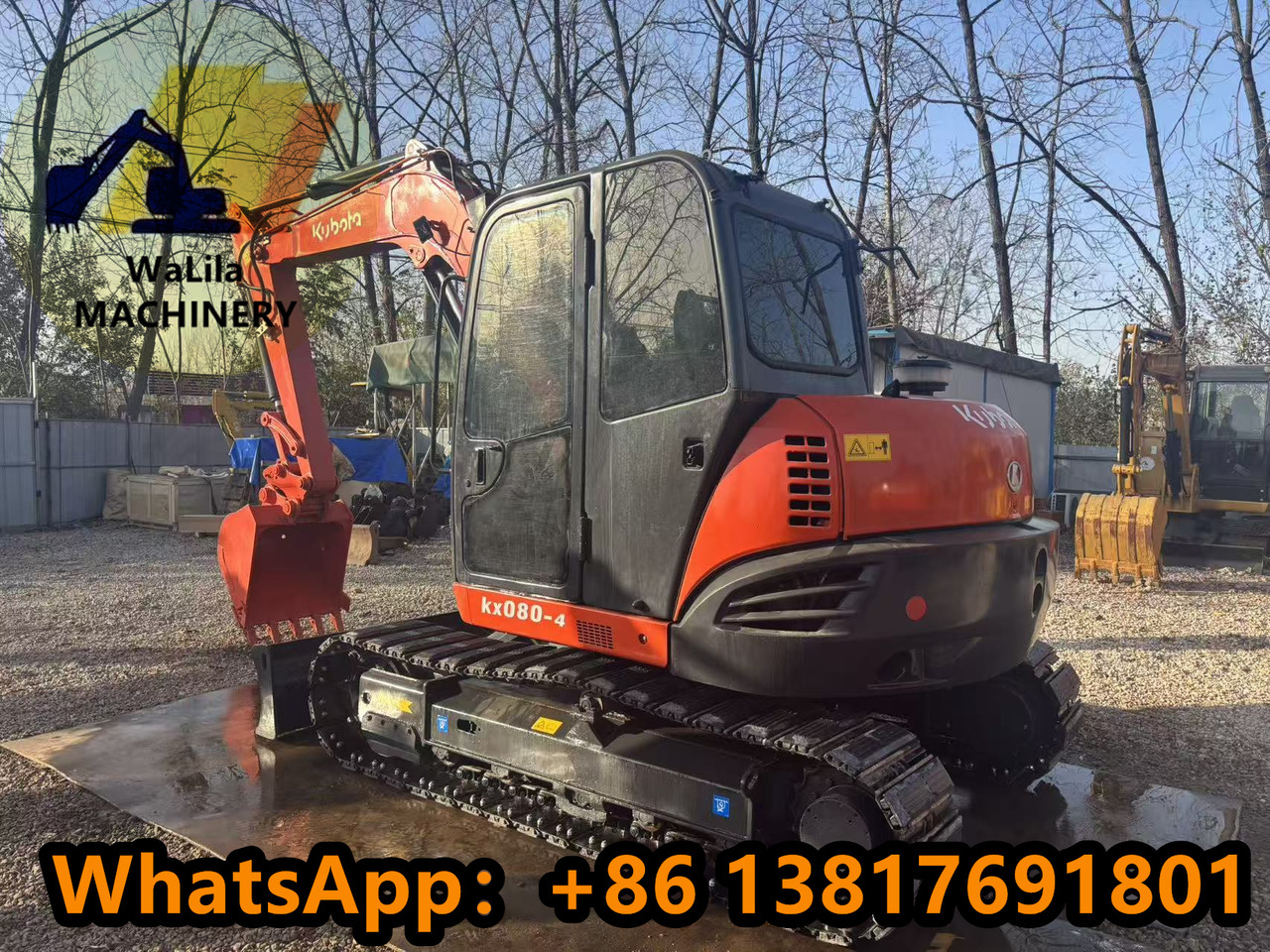 KUBOTA KX080-4 - حفارة مصغرة: صور 5 KUBOTA KX080-4 - حفارة مصغرة: صور 5