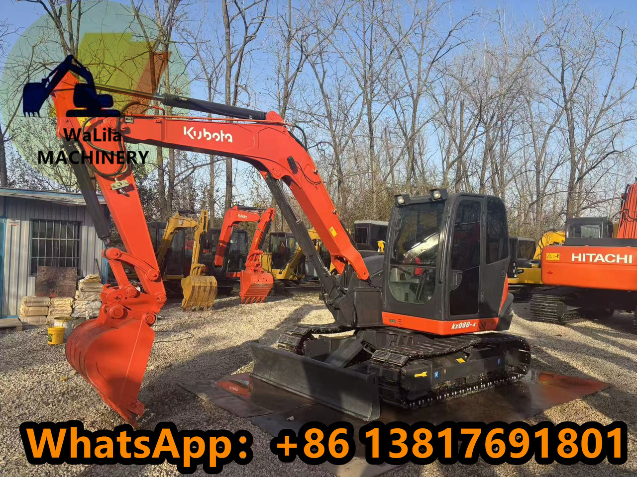 KUBOTA KX080-4 - حفارة مصغرة: صور 3 KUBOTA KX080-4 - حفارة مصغرة: صور 3