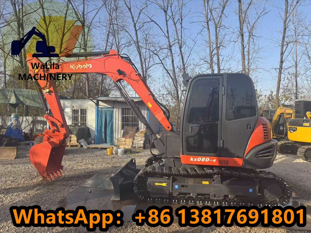 KUBOTA KX080-4 - حفارة مصغرة: صور 4 KUBOTA KX080-4 - حفارة مصغرة: صور 4