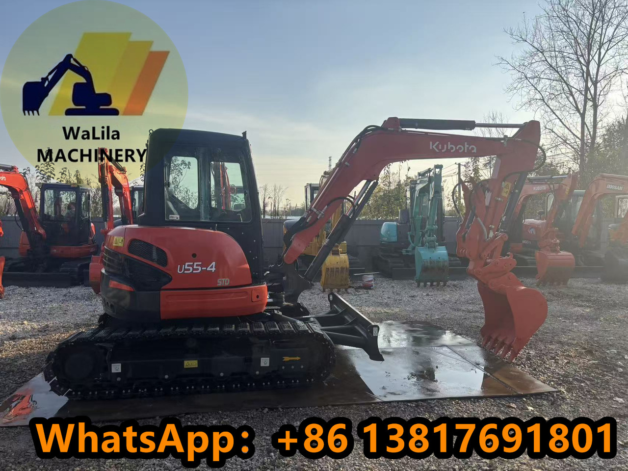 KUBOTA U55-4 - حفارة مصغرة: صور 1 KUBOTA U55-4 - حفارة مصغرة: صور 1
