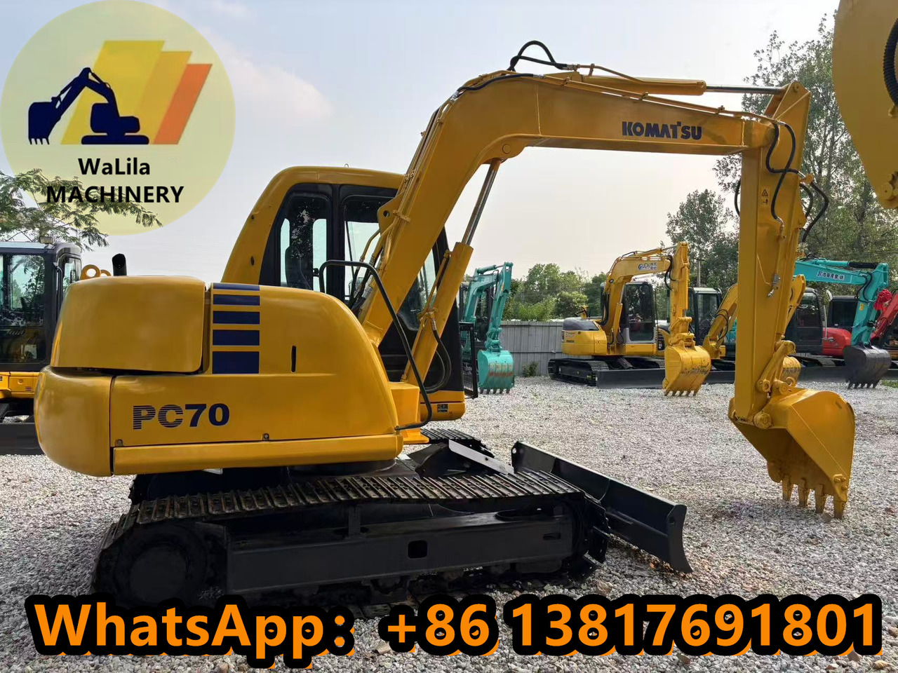 Komatsu 70-6 - حفارة مصغرة: صور 2 Komatsu 70-6 - حفارة مصغرة: صور 2