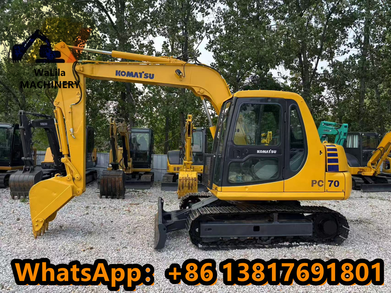 Komatsu 70-6 - حفارة مصغرة: صور 1 Komatsu 70-6 - حفارة مصغرة: صور 1