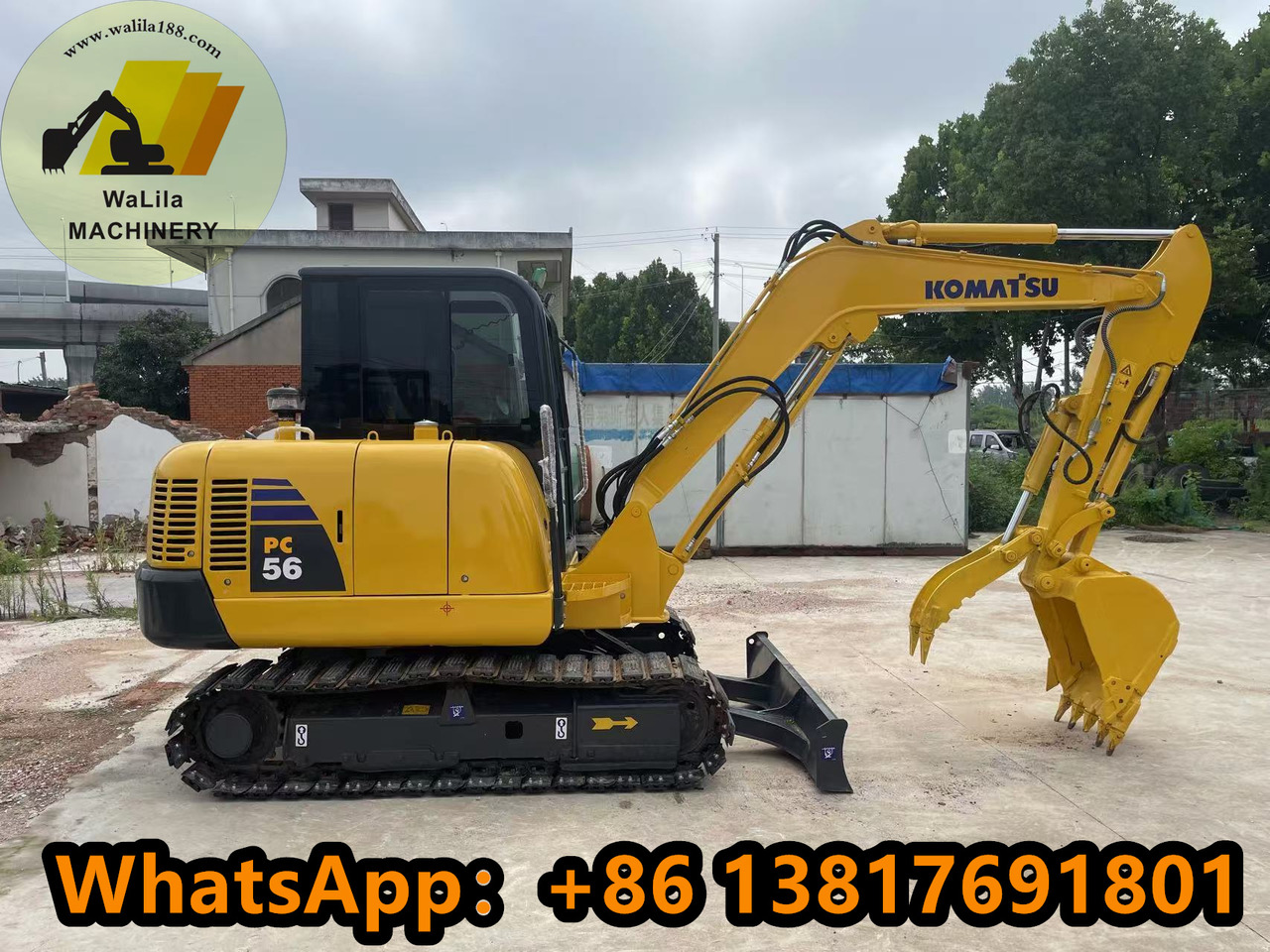 Komatsu PC 56-7 PC56-7 - حفارة مصغرة: صور 1 Komatsu PC 56-7 PC56-7 - حفارة مصغرة: صور 1