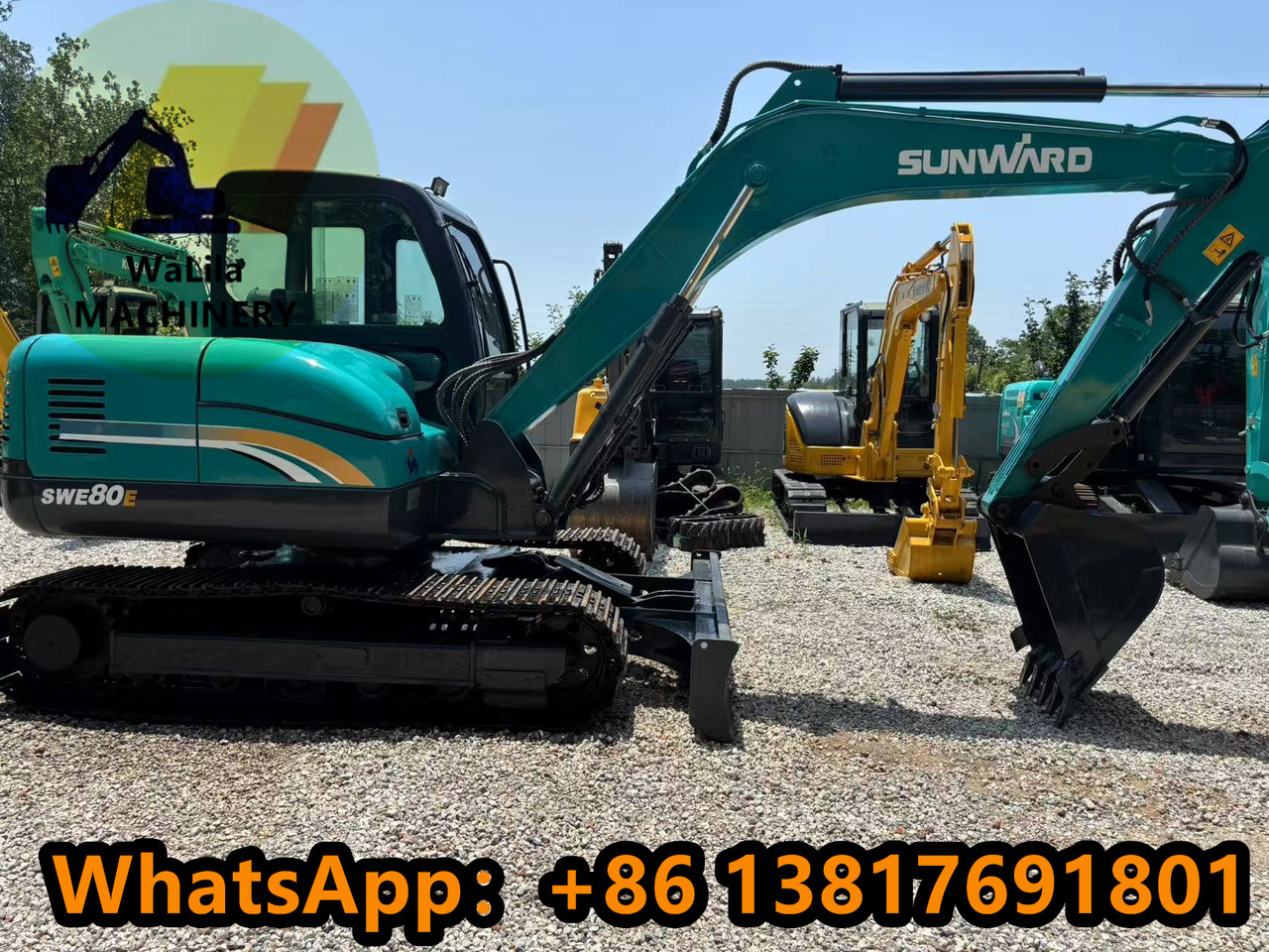 SUNWARD SWE 80 - حفارة مصغرة: صور 4 SUNWARD SWE 80 - حفارة مصغرة: صور 4