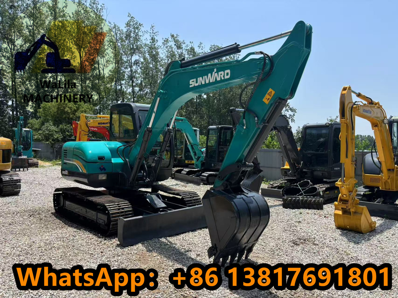 SUNWARD SWE 80 - حفارة مصغرة: صور 3 SUNWARD SWE 80 - حفارة مصغرة: صور 3