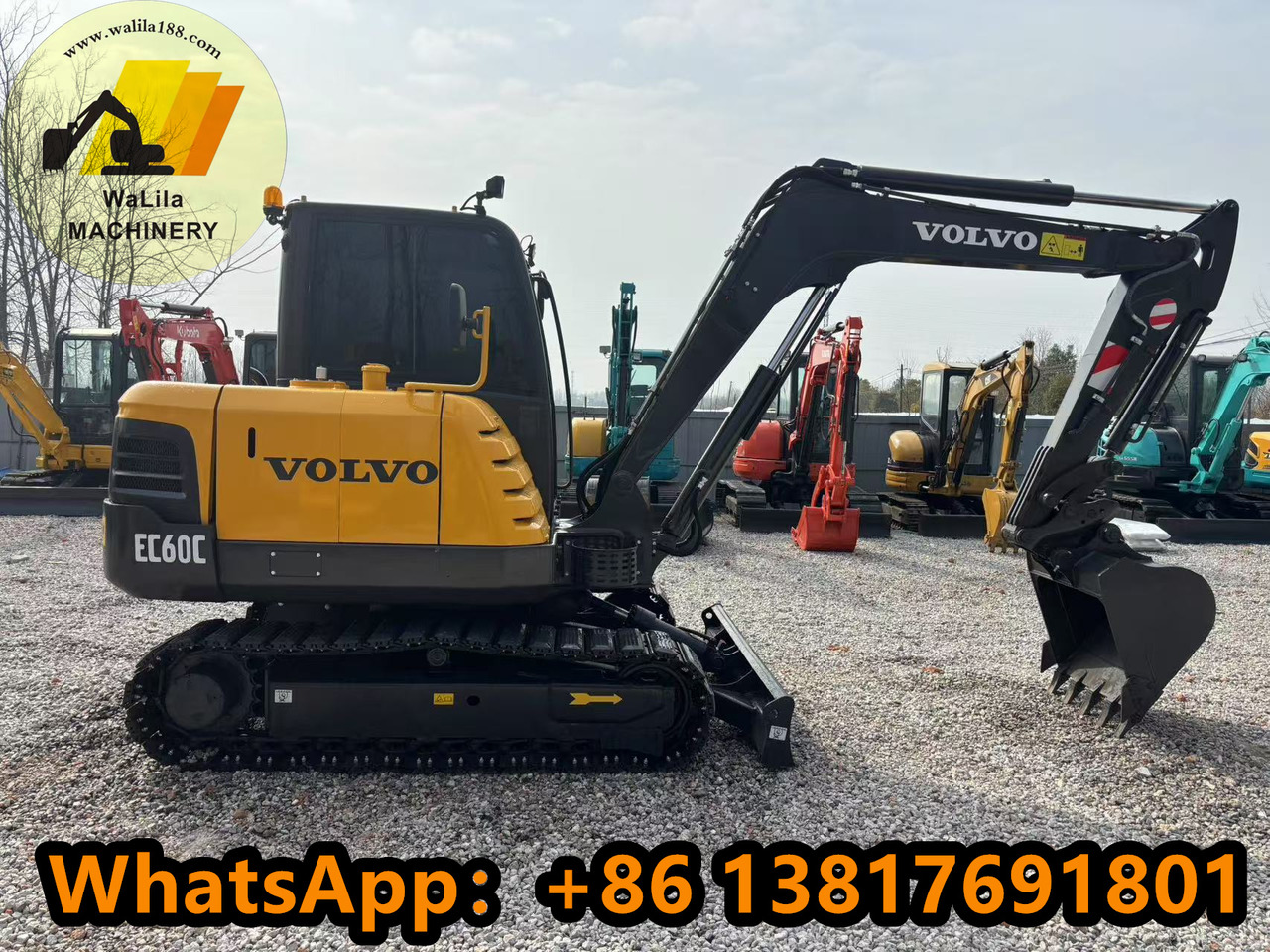 VOLVO EC60 - حفارة مصغرة: صور 1 VOLVO EC60 - حفارة مصغرة: صور 1