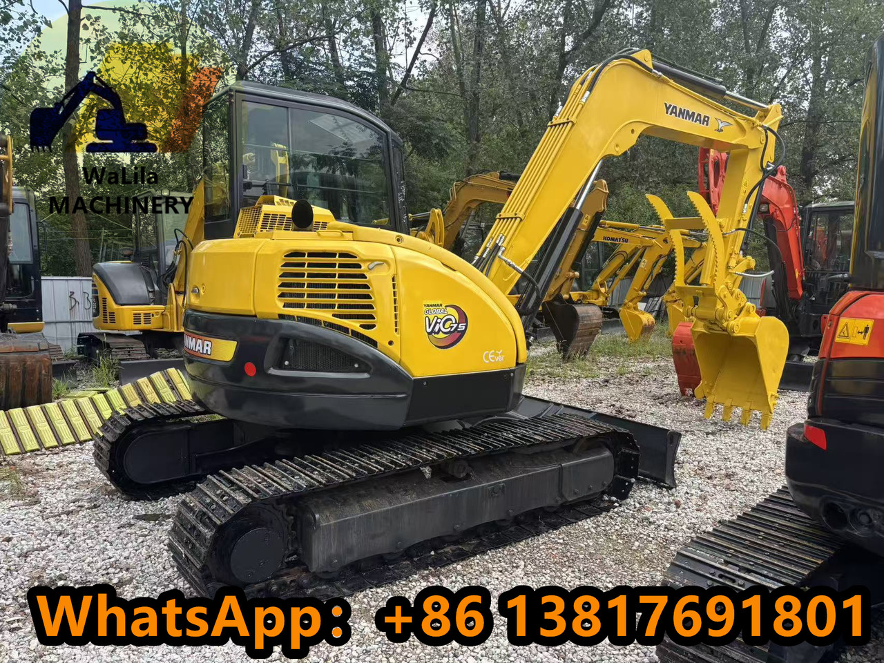 YANMAR VIO 75 - حفارات زحافة: صور 1 YANMAR VIO 75 - حفارات زحافة: صور 1