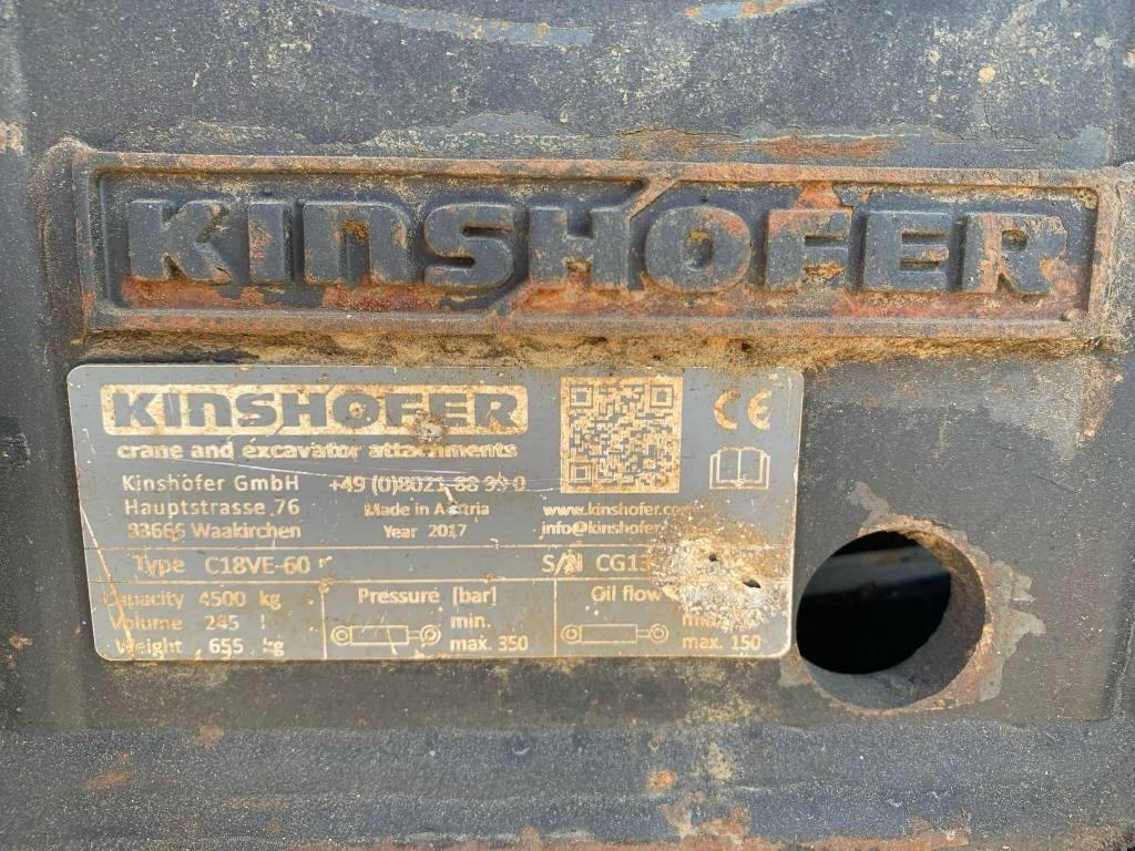 Kinshofer C18VE-60 - مخلبي - آلات البناء: صور 4 Kinshofer C18VE-60 - مخلبي - آلات البناء: صور 4