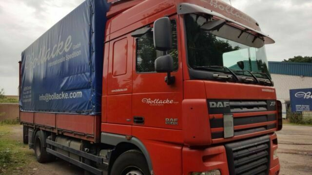 DAF 105-410 XF Plane Spriegel German Truck - شاحنة ستارة: صور 1 DAF 105-410 XF Plane Spriegel German Truck - شاحنة ستارة: صور 1