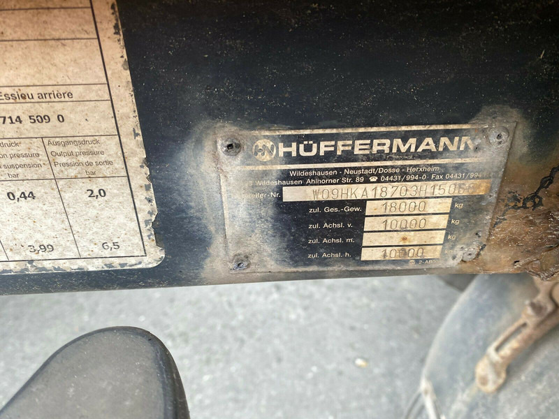 Huffermann HKA 1870 Abrollanhänger - شاحنات الحاويات/ جسم علوي قابل للتغيير مقطورة: صور 3 Huffermann HKA 1870 Abrollanhänger - شاحنات الحاويات/ جسم علوي قابل للتغيير مقطورة: صور 3
