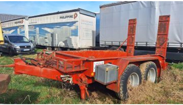 Langendorf 2-Achser Tieflader mit Rampen - عربة مسطحة منخفضة مقطورة: صور 4 Langendorf 2-Achser Tieflader mit Rampen - عربة مسطحة منخفضة مقطورة: صور 4