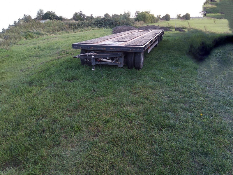 Langendorf 3 Achser Anhänger 9,4m Aufbau - مقطورات مسطحة: صور 1 Langendorf 3 Achser Anhänger 9,4m Aufbau - مقطورات مسطحة: صور 1