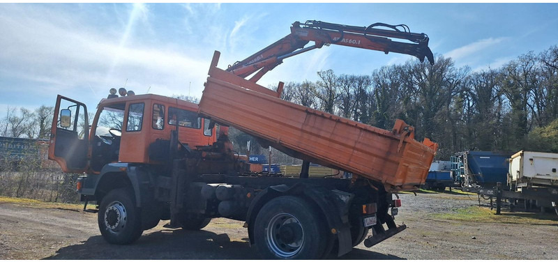 MAN TGM 18.240PS 4x4 3.S-Kipper mit Kran - قلابات, شاحنة كرين: صور 4 MAN TGM 18.240PS 4x4 3.S-Kipper mit Kran - قلابات, شاحنة كرين: صور 4