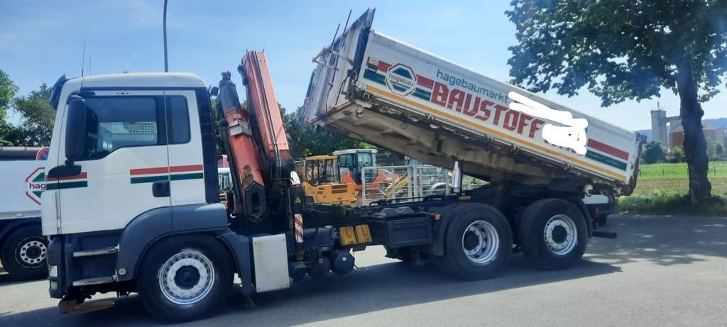 MAN TGS 26.400 Kipper Mit Kran/Funk - قلابات, شاحنة كرين: صور 3 MAN TGS 26.400 Kipper Mit Kran/Funk - قلابات, شاحنة كرين: صور 3