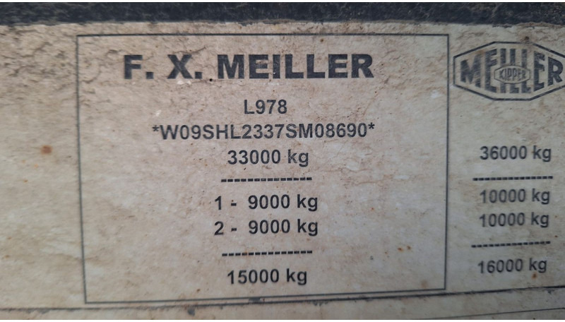 Meiller TR 2 Kippmulde 24 Kubik Stahl Zwillingsbereiffu - قلابة نصف مقطورة: صور 4 Meiller TR 2 Kippmulde 24 Kubik Stahl Zwillingsbereiffu - قلابة نصف مقطورة: صور 4