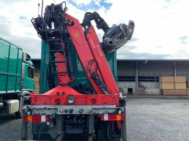 Mercedes-Benz 1844K 4x2 Kipper mit Kran Blattgefedert - قلابات, شاحنة كرين: صور 3 Mercedes-Benz 1844K 4x2 Kipper mit Kran Blattgefedert - قلابات, شاحنة كرين: صور 3