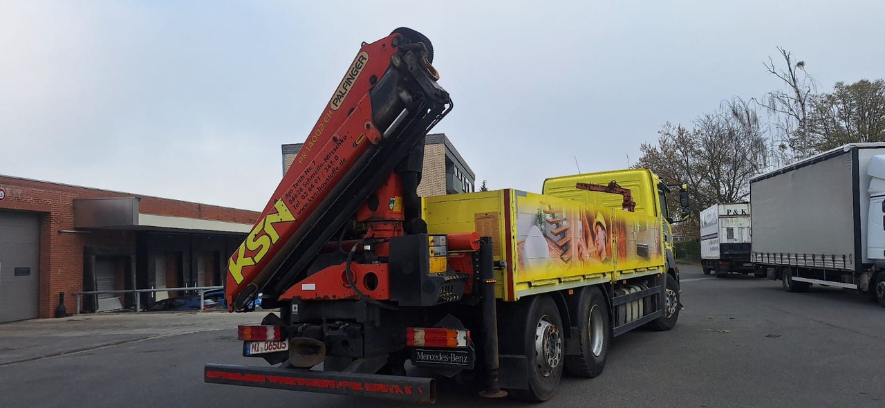 Mercedes-Benz 2636 Axor 3-Achser 6x2 mit Kran PK14002+Funk - شاحنات مسطحة, شاحنة كرين: صور 5 Mercedes-Benz 2636 Axor 3-Achser 6x2 mit Kran PK14002+Funk - شاحنات مسطحة, شاحنة كرين: صور 5