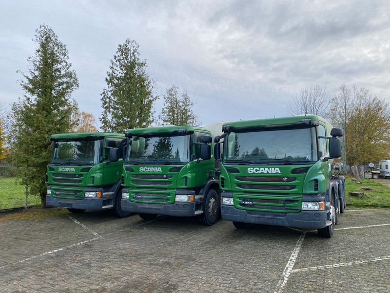 Scania 2x P360 Betonmischer 8x4 Blatt/Blatt E6 2 stück - شاحنة خلاطة خرسانة: صور 2 Scania 2x P360 Betonmischer 8x4 Blatt/Blatt E6 2 stück - شاحنة خلاطة خرسانة: صور 2