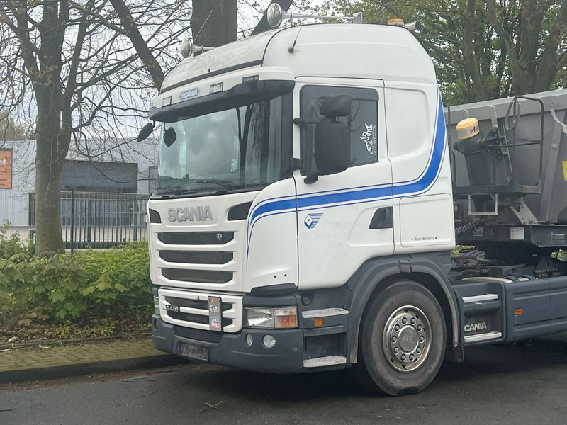 Scania G440 SZM G.Haus Klima Kipphyd - شاحنة جرار: صور 1 Scania G440 SZM G.Haus Klima Kipphyd - شاحنة جرار: صور 1