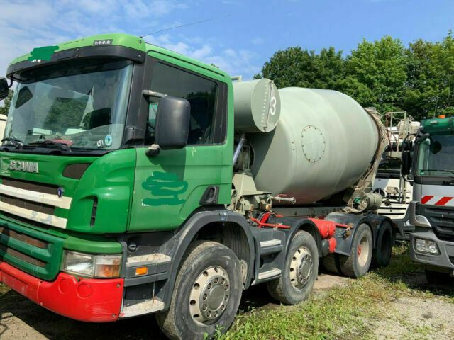 Scania P340PS 8x4 Blatt/Blatt 1-Hand - شاحنة خلاطة خرسانة: صور 1 Scania P340PS 8x4 Blatt/Blatt 1-Hand - شاحنة خلاطة خرسانة: صور 1