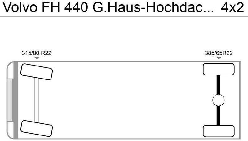 شاحنة جرار Volvo FH 400 G.Haus-Hochdach Euro:5 German Truck: صور 7