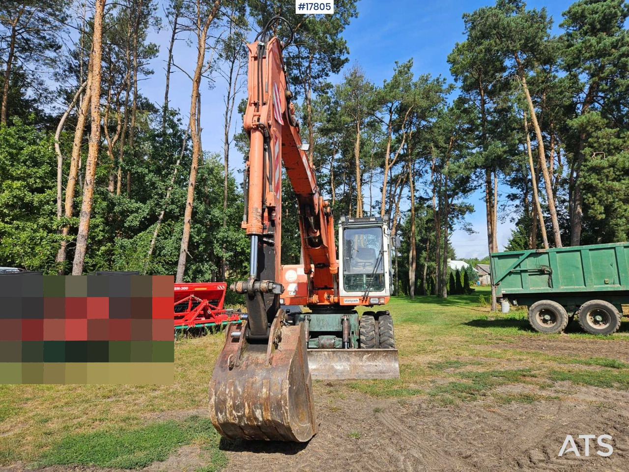 1995 Atlas 1404 - حفارة على عجلات: صور 3 1995 Atlas 1404 - حفارة على عجلات: صور 3