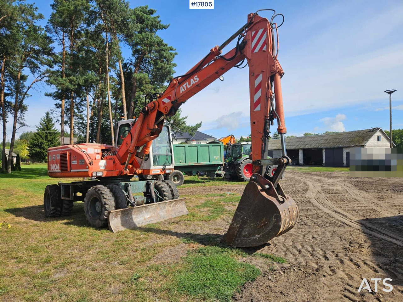 1995 Atlas 1404 - حفارة على عجلات: صور 2 1995 Atlas 1404 - حفارة على عجلات: صور 2