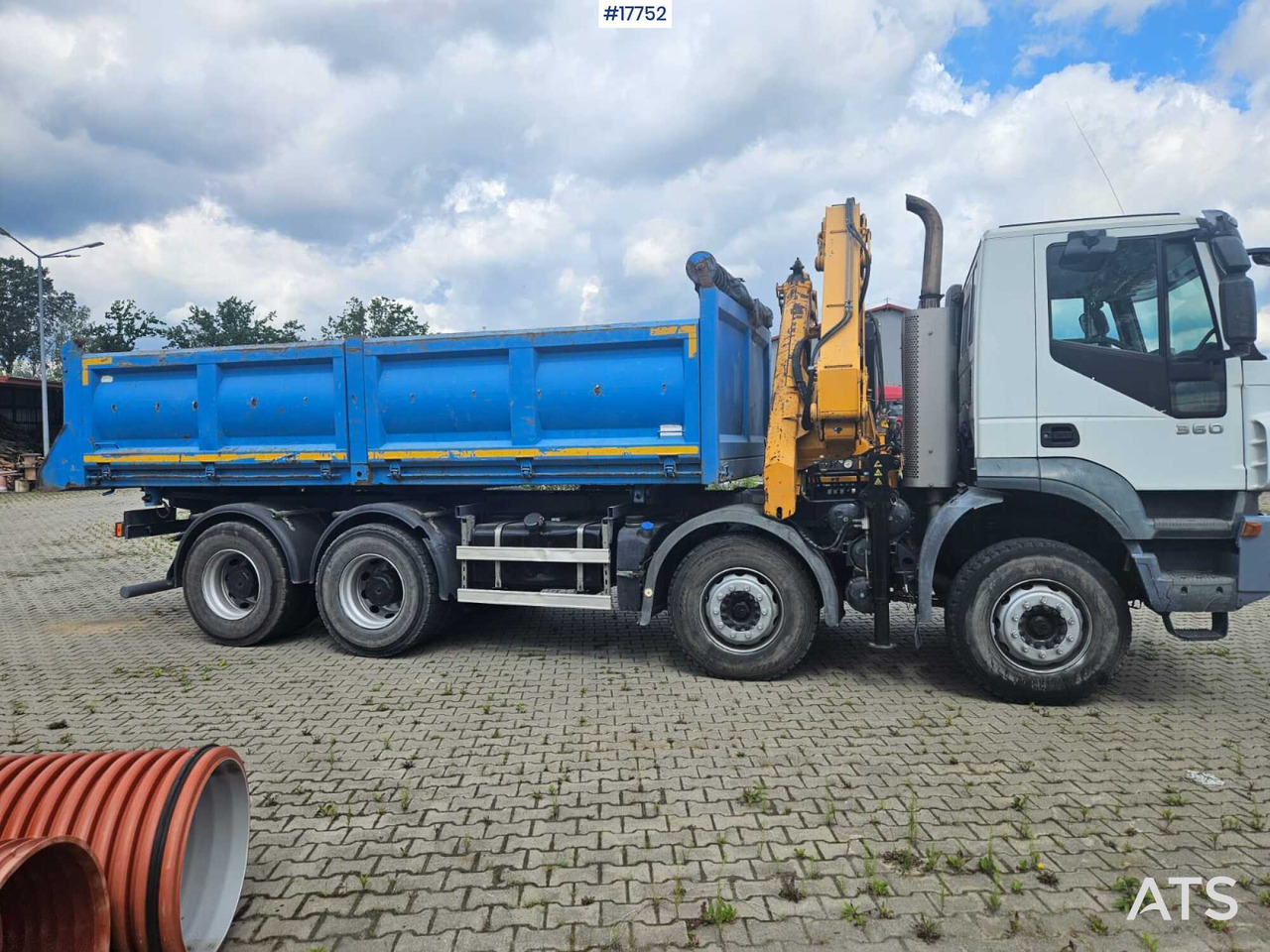 2007 Iveco Trakker +EFFER 210 3s - شاحنة كرين, قلابات: صور 2 2007 Iveco Trakker +EFFER 210 3s - شاحنة كرين, قلابات: صور 2