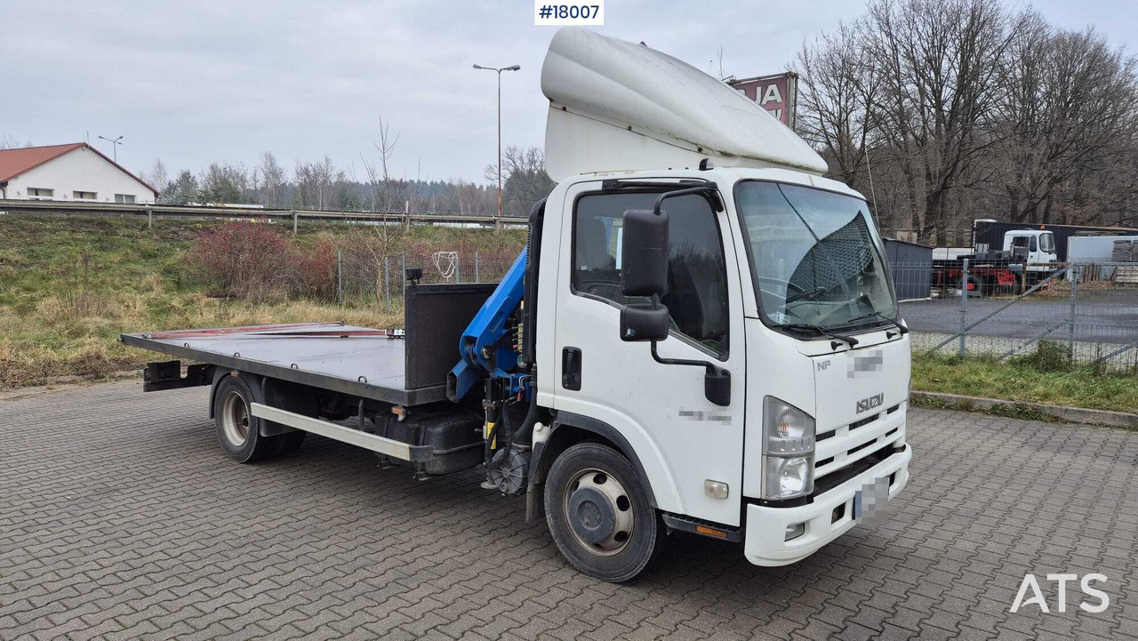 Car ISUZU N2R (2013) platform with HDS DN 4.0/2 (2021) - شاحنات مسطحة, شاحنة كرين: صور 1 Car ISUZU N2R (2013) platform with HDS DN 4.0/2 (2021) - شاحنات مسطحة, شاحنة كرين: صور 1