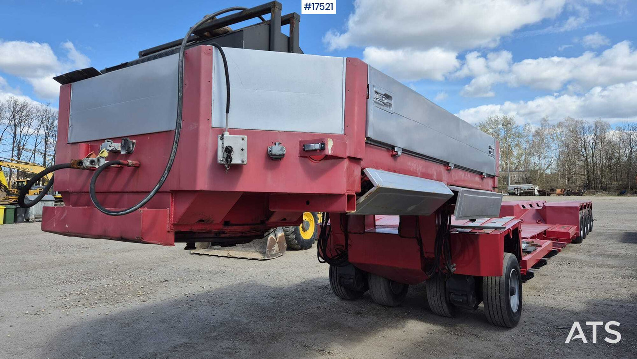 Low-bed semitrailer GOLDHOFER TIEFBETT 4+1 (1995) - عربة مسطحة منخفضة نصف مقطورة: صور 3 Low-bed semitrailer GOLDHOFER TIEFBETT 4+1 (1995) - عربة مسطحة منخفضة نصف مقطورة: صور 3