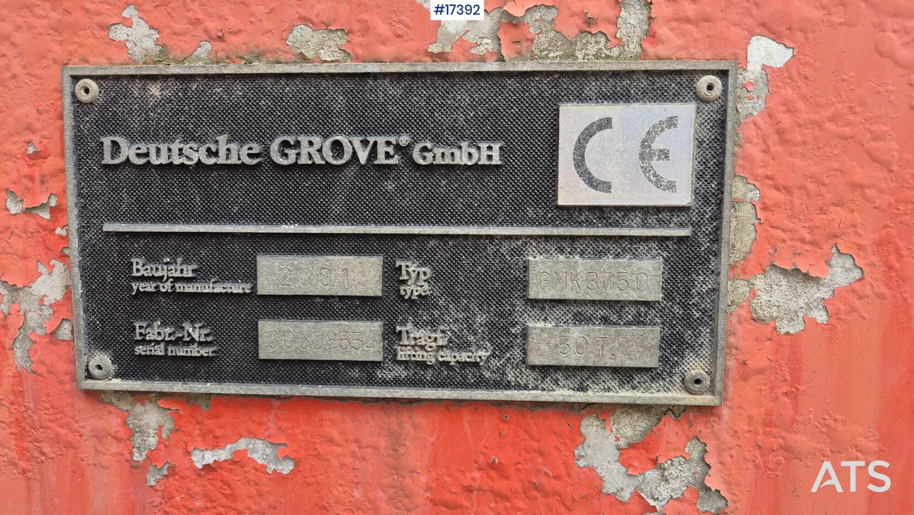 تأجير  Mobile Crane GROVE GMK 3050 (2001) Mobile Crane GROVE GMK 3050 (2001): صور 17