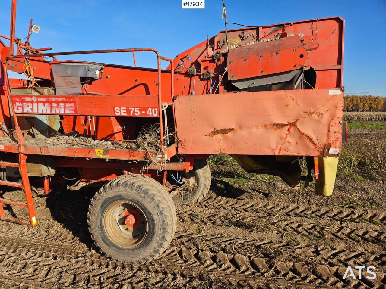 Potato harvester GRIMME SE 75/40 (1995) - حصادة البطاطس: صور 4 Potato harvester GRIMME SE 75/40 (1995) - حصادة البطاطس: صور 4