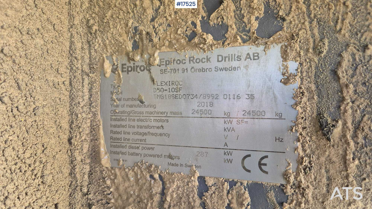 آلة حفر Rock drill Atlas Copco FlexiROC D50-10SF (2018): صور 19