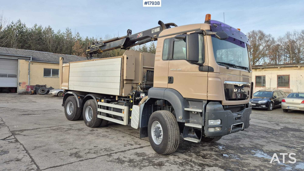 Tipper MAN TGS 33.400 6x4 HDS HIAB 144 DS-2 DUO (2009) - قلابات, شاحنة كرين: صور 5 Tipper MAN TGS 33.400 6x4 HDS HIAB 144 DS-2 DUO (2009) - قلابات, شاحنة كرين: صور 5