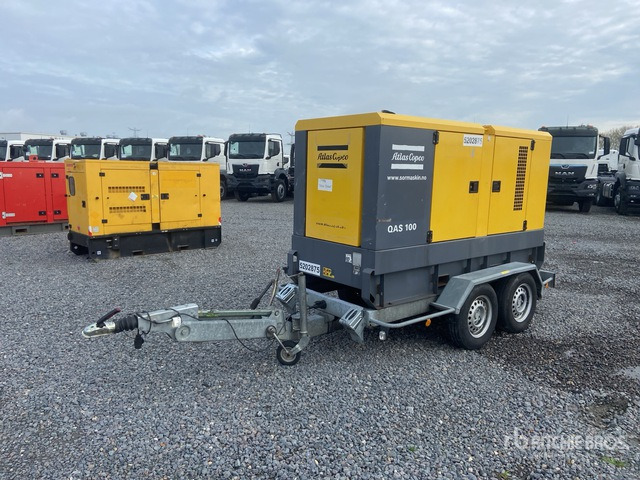 2016 Atlas Copco QAS100 100 kVA Mobile Generator Set - مجموعة المولدات: صور 1 2016 Atlas Copco QAS100 100 kVA Mobile Generator Set - مجموعة المولدات: صور 1