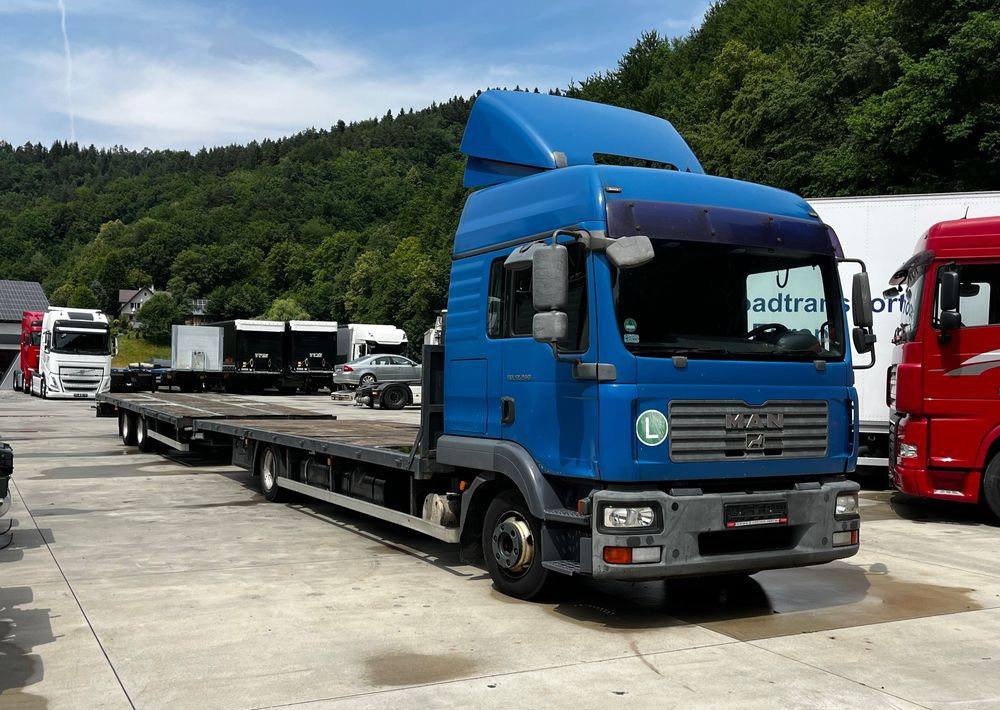 MAN TGM 12.240 // 2008 Rok // Euro 5 // + Przyczepa Konar 2 osie // 7.7+7.7 // - شاحنات مسطحة: صور 2 MAN TGM 12.240 // 2008 Rok // Euro 5 // + Przyczepa Konar 2 osie // 7.7+7.7 // - شاحنات مسطحة: صور 2