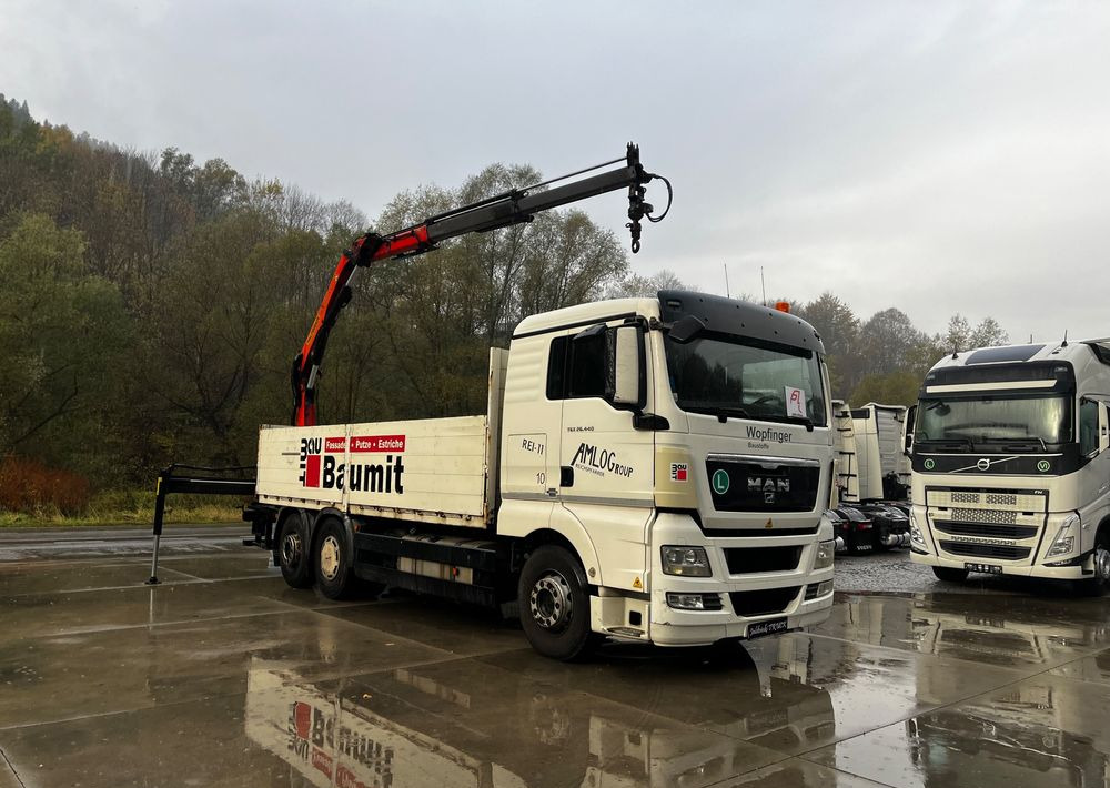 MAN TGX 26.440 // 2009 // Palfinger PK 12001EH Radio // Oś skrętna i podnoszona // - شاحنات مسطحة, شاحنة كرين: صور 3 MAN TGX 26.440 // 2009 // Palfinger PK 12001EH Radio // Oś skrętna i podnoszona // - شاحنات مسطحة, شاحنة كرين: صور 3