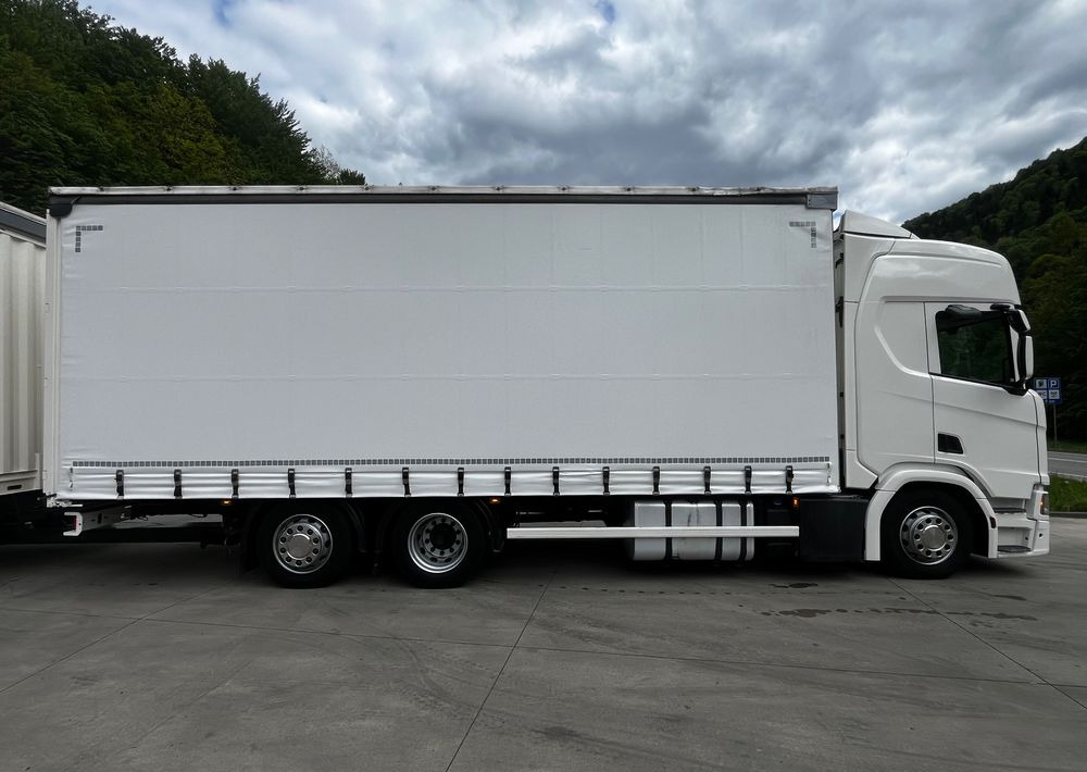 Scania R410 // 2018 // Retarder // Tandem 7.7+7.7 // Przyczepa Krone // Oś podnosozna // - شاحنة ستارة: صور 3 Scania R410 // 2018 // Retarder // Tandem 7.7+7.7 // Przyczepa Krone // Oś podnosozna // - شاحنة ستارة: صور 3