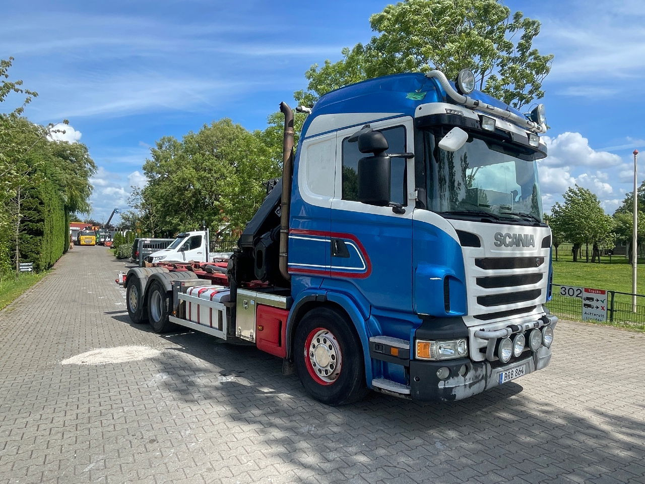 Scania R480 with hiab hookloader and hiab 262 EP5 with remote crane 2019 - شاحنات الحاويات/ جسم علوي قابل للتغيير شاحنة, شاحنة كرين: صور 4 Scania R480 with hiab hookloader and hiab 262 EP5 with remote crane 2019 - شاحنات الحاويات/ جسم علوي قابل للتغيير شاحنة, شاحنة كرين: صور 4